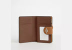 Crossgrain Leather Medium Corner Zip Wallet