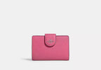 Crossgrain Leather Medium Corner Zip Wallet