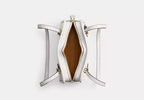Crinkle Patent Leather Swing Zip Shoulder Bag