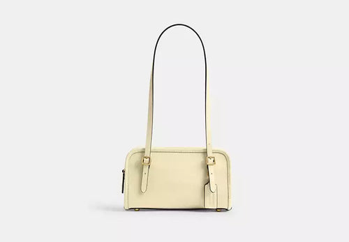 Crinkle Patent Leather Swing Zip Shoulder Bag