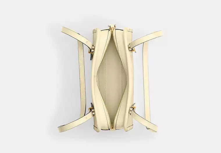 Crinkle Patent Leather Swing Zip Shoulder Bag