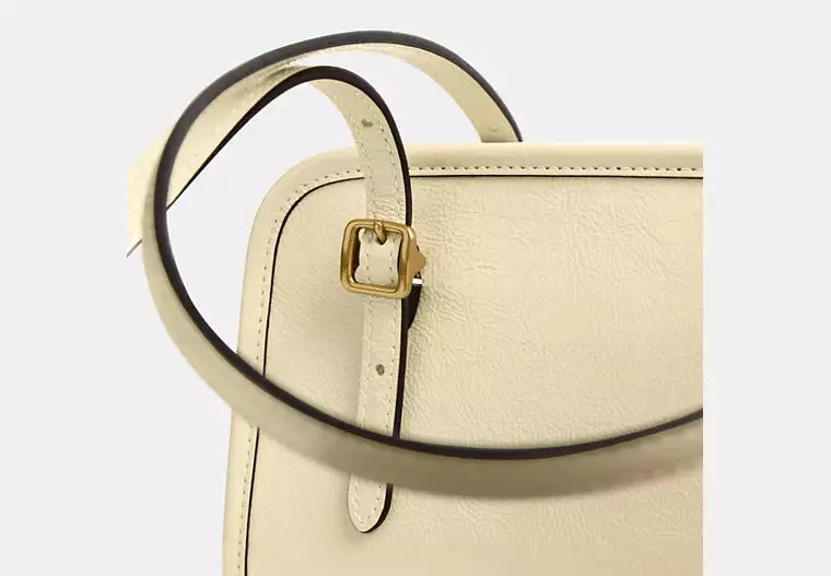 Crinkle Patent Leather Swing Zip Shoulder Bag