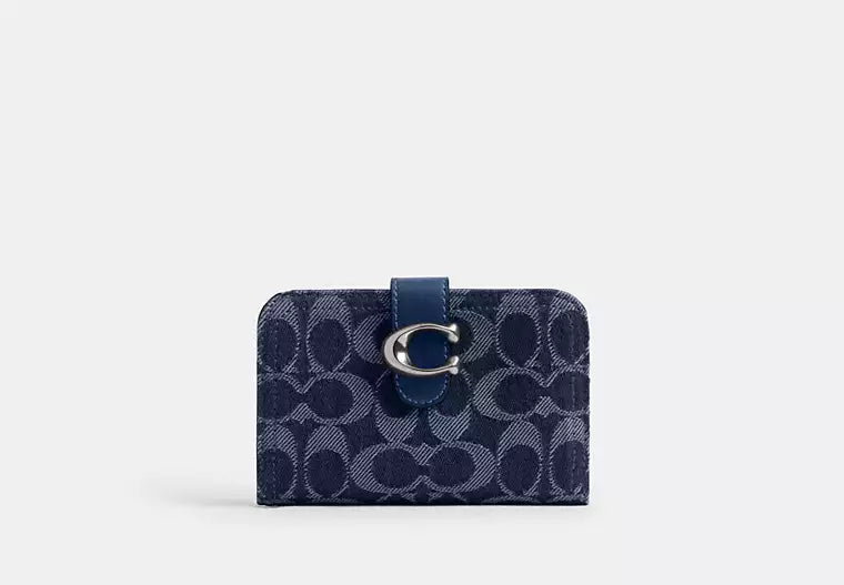 Tabby Wallet Signature Denim