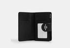 Medium Corner Zip Wallet in Signature Denim