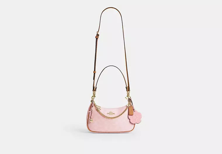 Terri Shoulder Bag - Signature Canvas - Charm