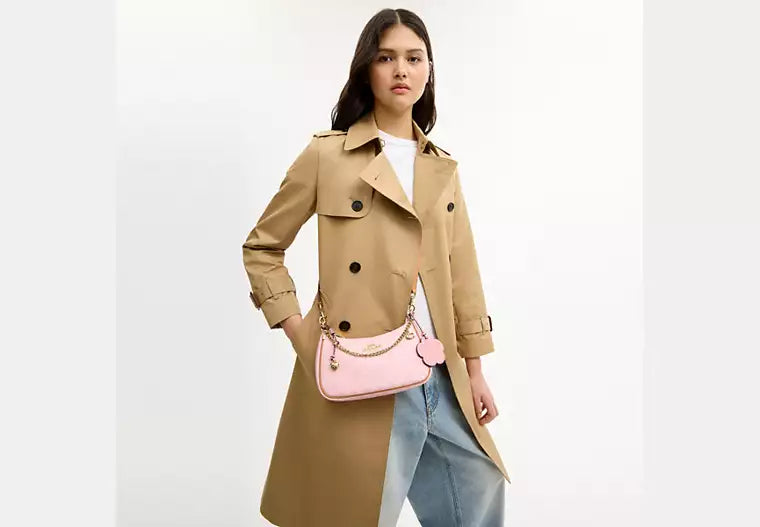 Terri Shoulder Bag - Signature Canvas - Charm