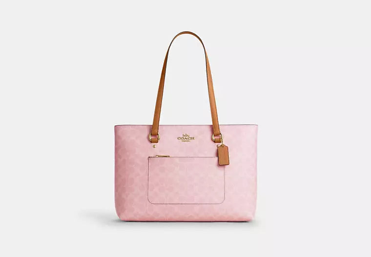 Signature Canvas Station Tote Bag With Laptop Pocket