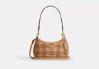 Terry Mini Crossbody Bag Gingham – Straw & Leather