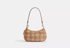 Terry Mini Crossbody Bag Gingham – Straw & Leather