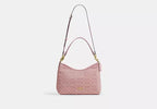 Denim Shoulder Bag With Detachable Strap