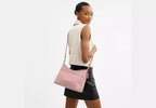 Denim Shoulder Bag With Detachable Strap