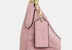 Denim Shoulder Bag With Detachable Strap