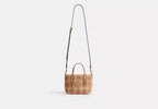 City Mini Tote Bag - Gingham Print