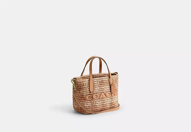 City Mini Tote Bag - Gingham Print