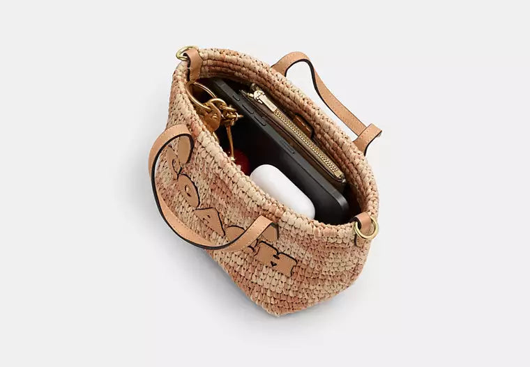 City Mini Tote Bag - Gingham Print