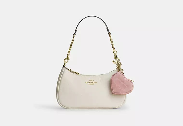 Heart Bag Charm - Signature Denim
