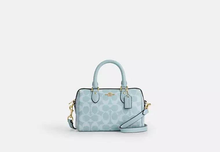 Mini Crossbody Bag in Signature Canvas With Card Slots