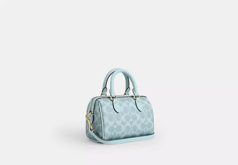 Mini Crossbody Bag in Signature Canvas With Card Slots