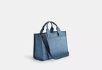 Denim Cargo Tote Bag – Convertible Shoulder & Crossbody