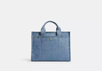Denim Cargo Tote Bag – Convertible Shoulder & Crossbody