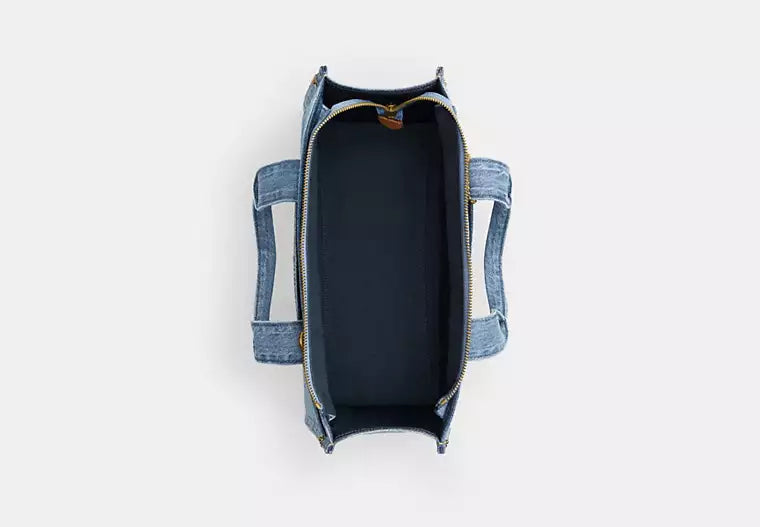 Denim Cargo Tote Bag – Convertible Shoulder & Crossbody
