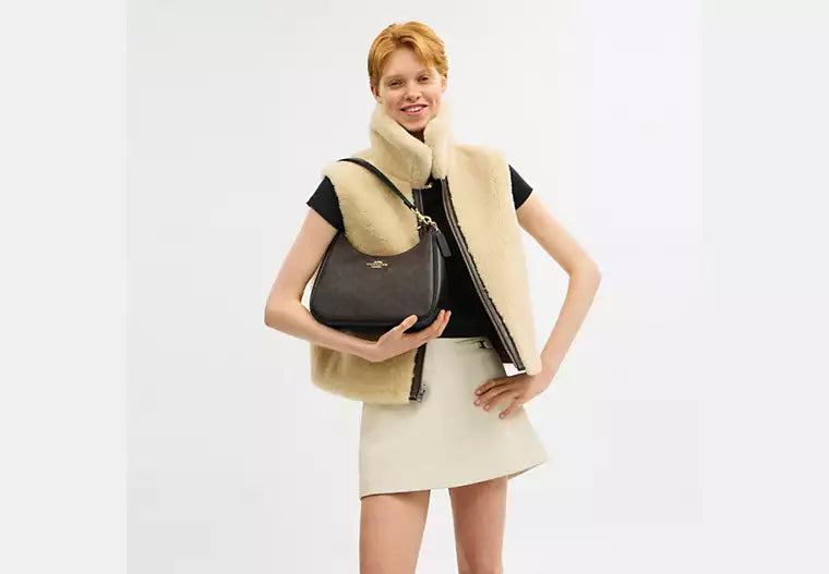 Terri Hobo Bag - Signature Canvas