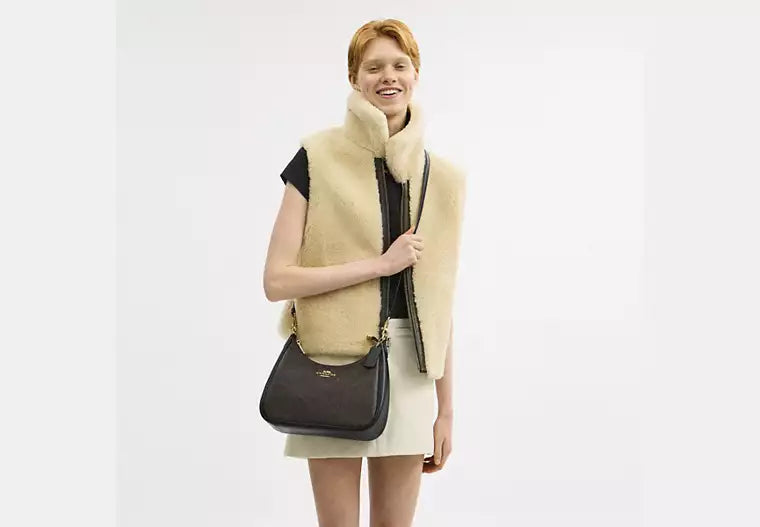 Terri Hobo Bag - Signature Canvas