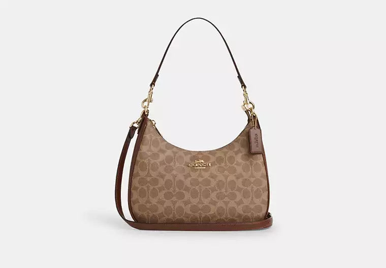 Terri Hobo Bag - Signature Canvas