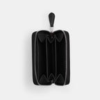 Small Zip-Around Card Case in Signature Jacquard