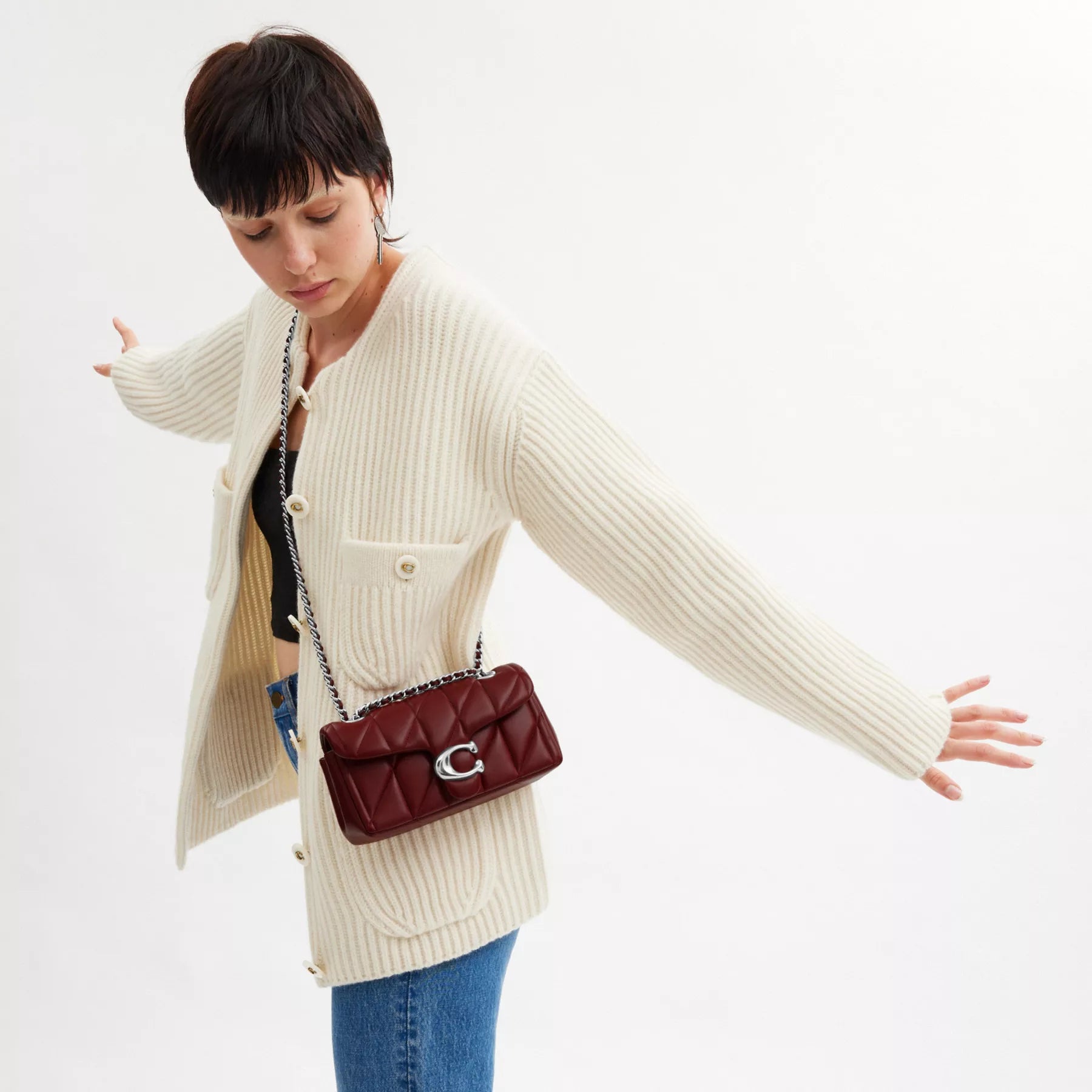 Tabby Shoulder Bag 20 With Pillow Quilting