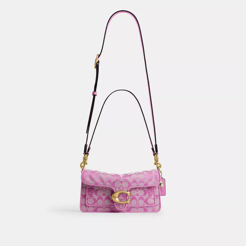 Brain Dead Soft Tabby Shoulder Bag 26 In Signature Jacquard