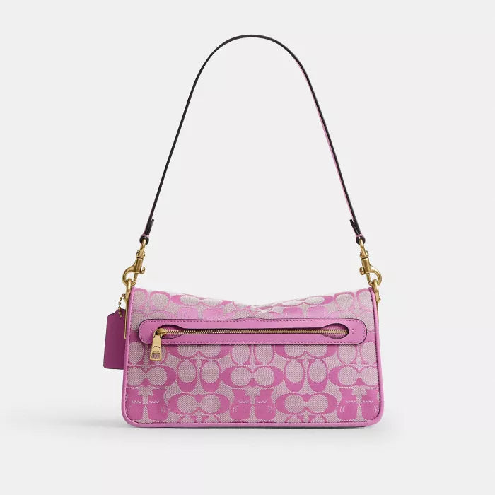 Brain Dead Soft Tabby Shoulder Bag 26 In Signature Jacquard