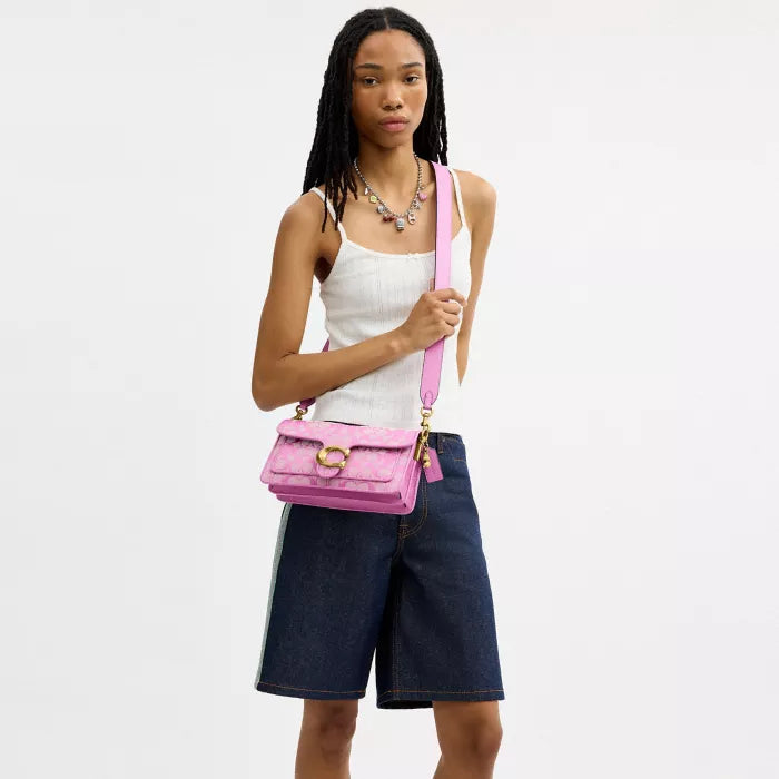 Brain Dead Soft Tabby Shoulder Bag 26 In Signature Jacquard